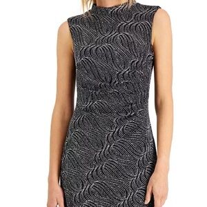 Women’s dress black and silver